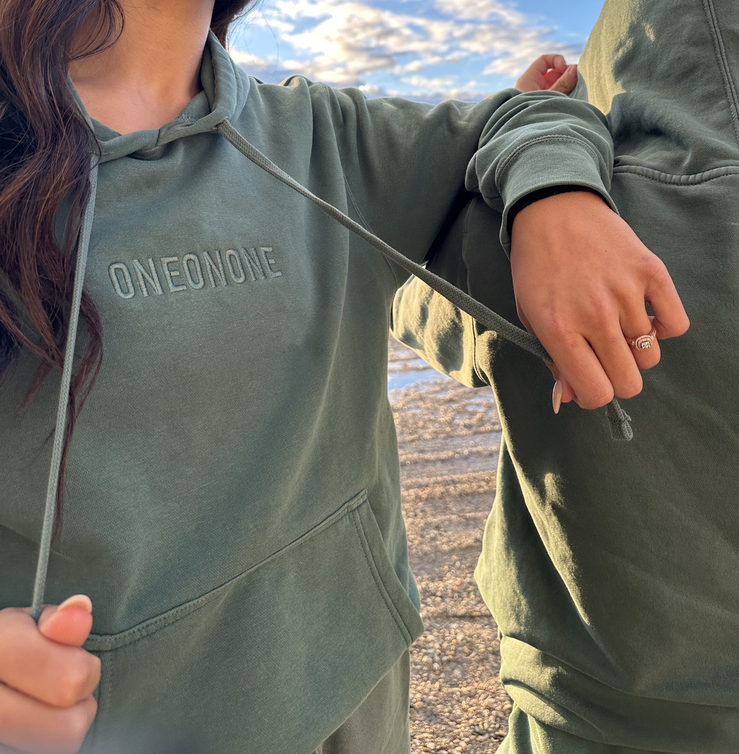 *pre order* PINE GREEN HOODIE